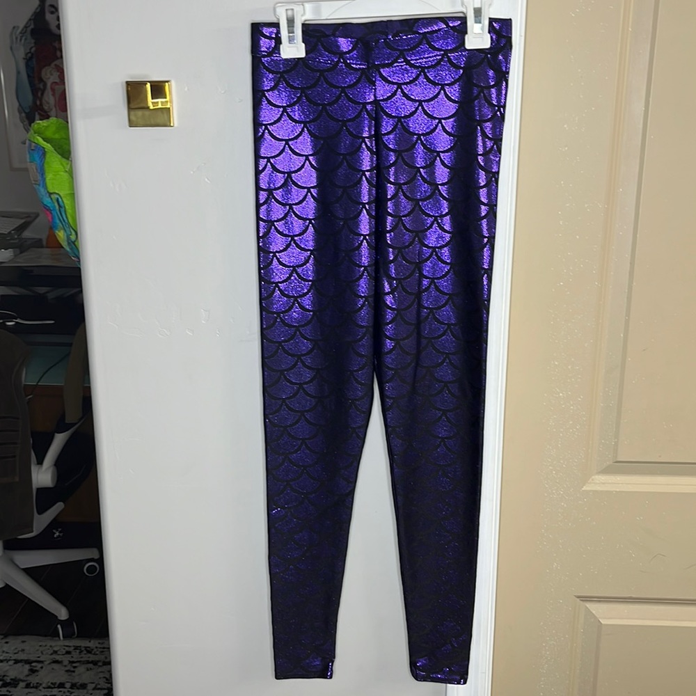 BlackMilk mermaid super grape leggings